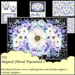 Shaped Floral Pyramid 1