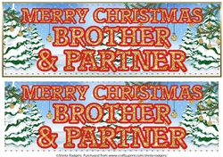 CHRISTMAS GLITTER - BROTHER AND PARTNER