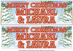 CHRISTMAS GLITTER - MICHAEL AND LAURA