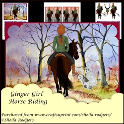 Ginger Girl Horse Riding
