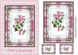 Pink Cross Sympathy