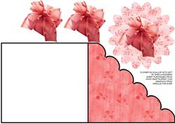 Flower on Scallop with Gift