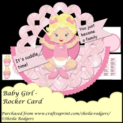 ROCKER CARD - BABY GIRL