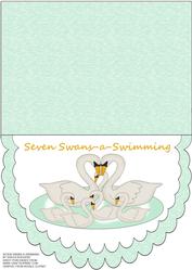 Seven Swans-a-swimming