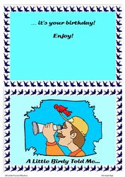Bird Watcher Birthday