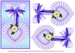 Lavender Heart Sachet