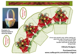 CHRISTMAS BASKET - BELLS