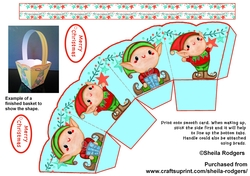 CHRISTMAS BASKET - ELVES