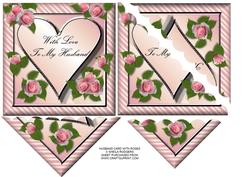 Husband Card with Roses