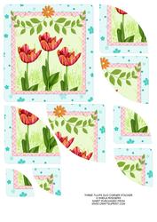 Three Tulips Duo Corner Stacker