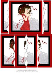 Rose Red with Bird