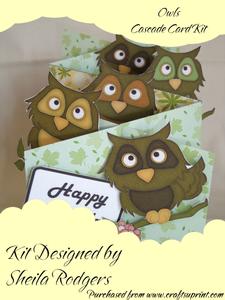 Owls Cascade Card Kit