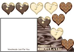 Happiness is Chocolate.
