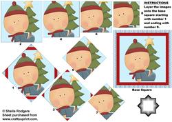 Christmas Baby Boy Star Pyramid
