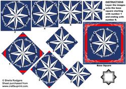 Merry Christmas Star Pyramid