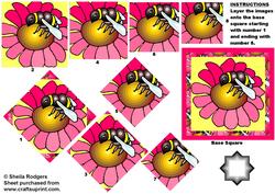Bee on Flower Star Pyramid