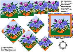 Bowl of Flowers Star Pyramid