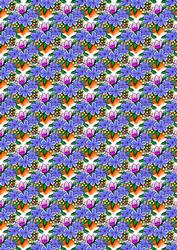 Bowl of Flowers Backing Paper