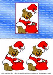 Santa Teddy with Sack