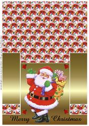 Santa Claus 2 Column Fold