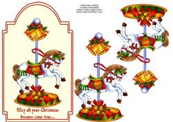 Carousel Horse Christmas Decoration