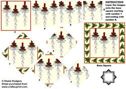 Xmas Bells Star Pyramid