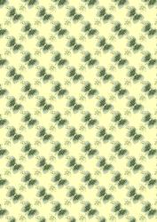 Green Butterflies Backing Paper