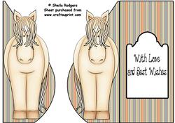 Tinkerbelle the Horse Teardrop