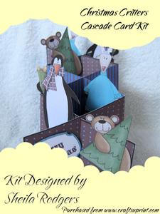 Christmas Critters Cascade Card Kit