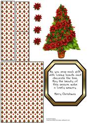 Christmas Tree Mini Easel Card