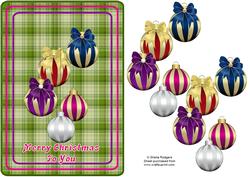 Baubles on Tartan