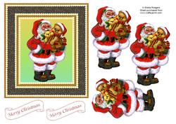 Framed Santa