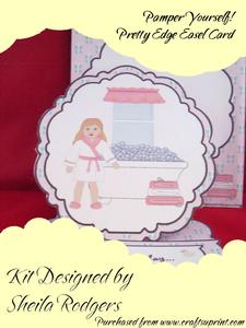 Pamper Yourself! Pretty Edge Easel Card Kit