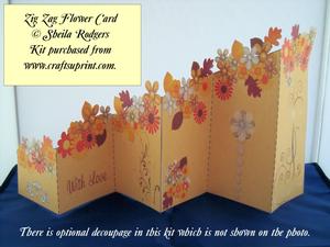Zig Zag Flower Card Kit