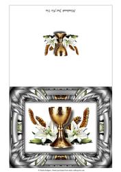 Gold Chalice with Lilies
