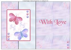 Pink and Lilac Butterflies