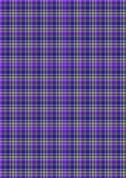 Tartan/plaid 7 in Rich Blues and Purples