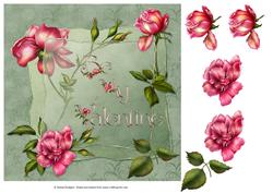Be My Valentine Roses
