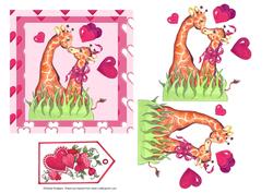 Giraffes in Love