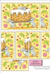 Christmas Cake Mice Side Stacker
