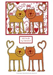 Love Heart Cats