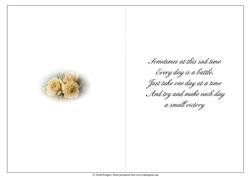 Sympathy Insert 2