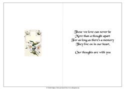Sympathy Insert 5