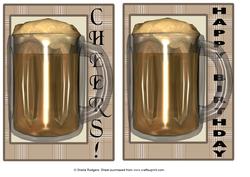 A Glass of Beer Toppers
