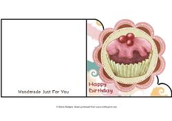 Cherry Cupcake Quick Card