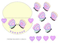 Cutie Pie Butterflies Wobble Card