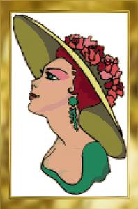 Lady with Green Earring