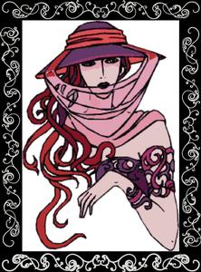 Lady in Large Hat