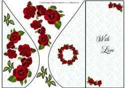 Red Roses Teardrop