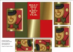 Snowman Fold Back